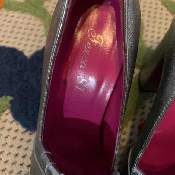 Ferca 81 size 7 soft Italian leather shoes heels - Picture 3 of 7